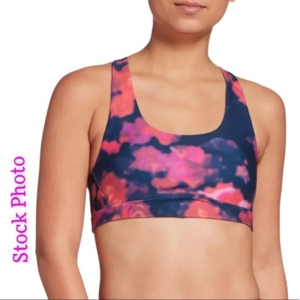 DSG Women's Aspire Sports Bra‎ Blue Multicolor Size 2XL